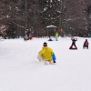 Schlittenfahren Hochberghaus Februar 2015